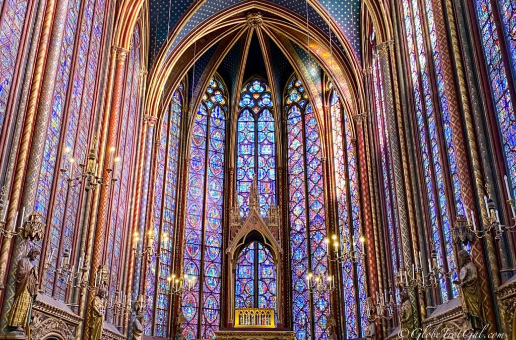 Sainte Chappelle stained glass windows Paris