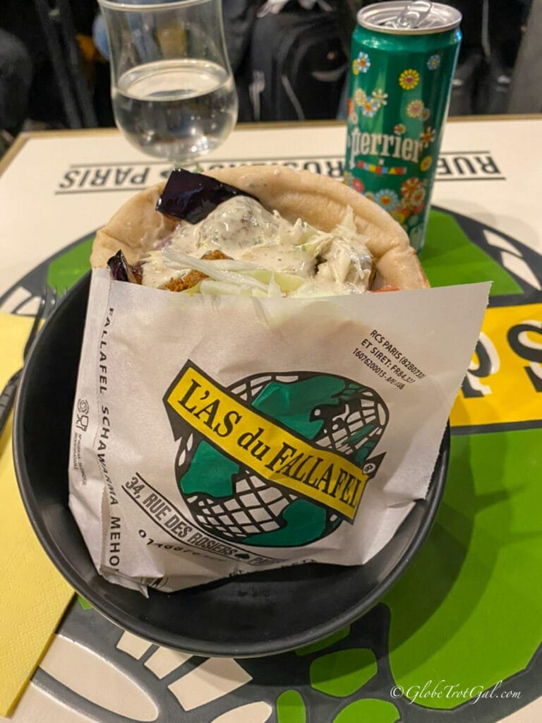 Falafel from L'As du Fallafel in the Marais in Paris