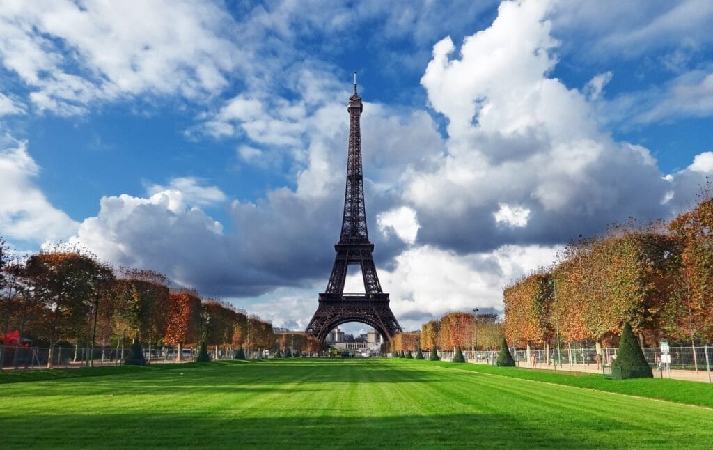 Eiffel Tower from Champs de Mars