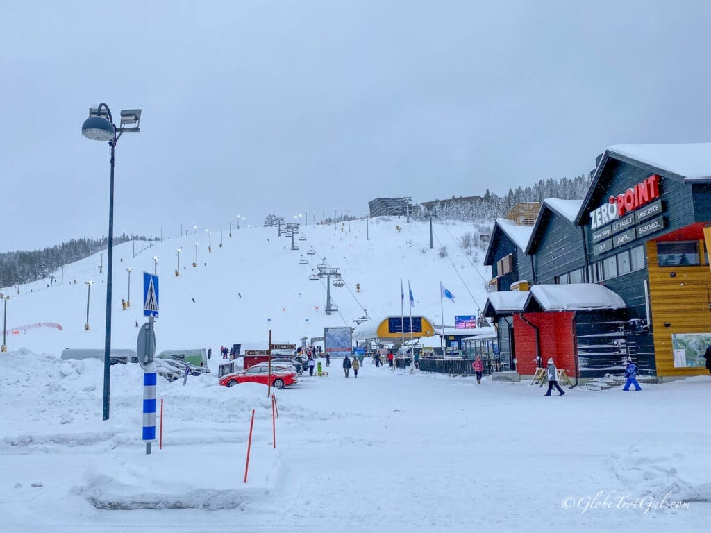 Zero Point ski resort in Levi, Finland